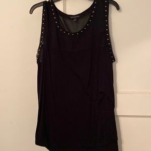 Black Rock & Republic tank top with stud details